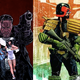 Illustration for article titled Punisher visits a massage parlor and Judge Dredd strikes a pose